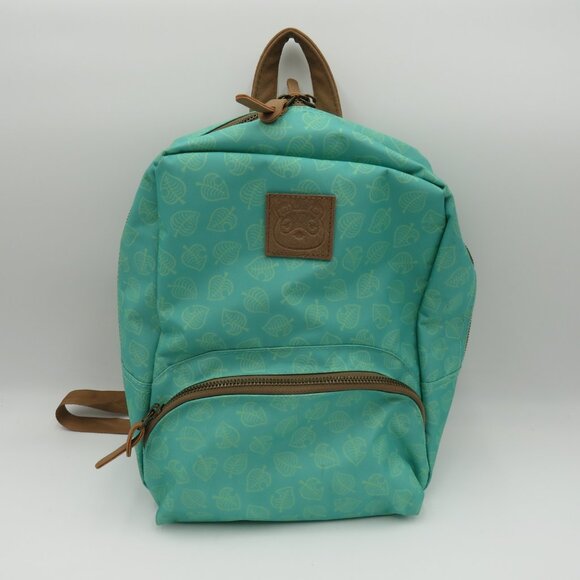 Animal Crossing Nintendo Switch Backpack Controller Gear Leaf Print Travel Bag